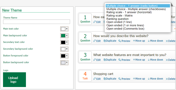 New theme example