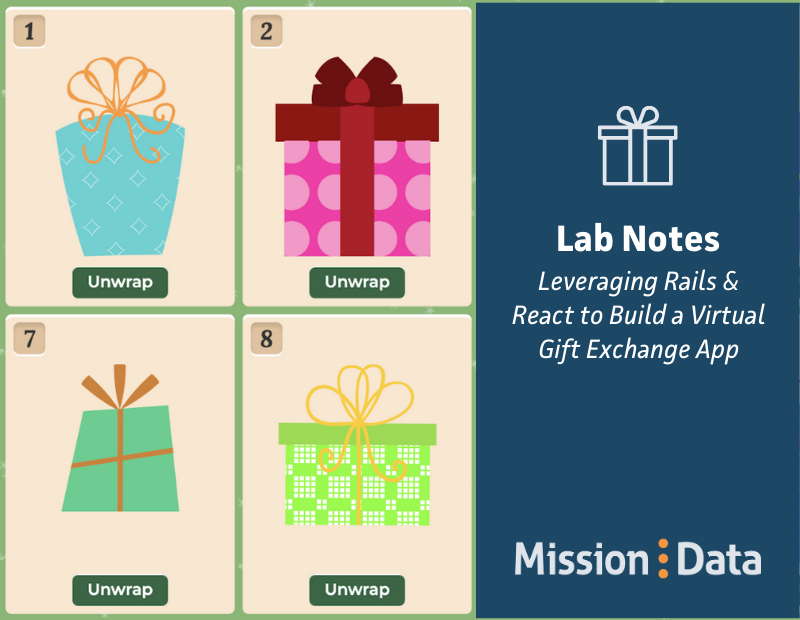 Lab Notes: Leveraging Rails and React to Build a Virtual Gift Exchange App