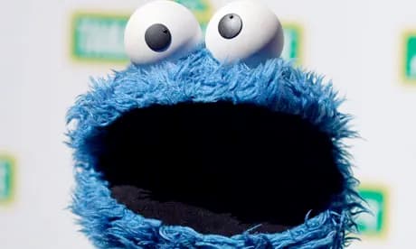 Cookie monster up close