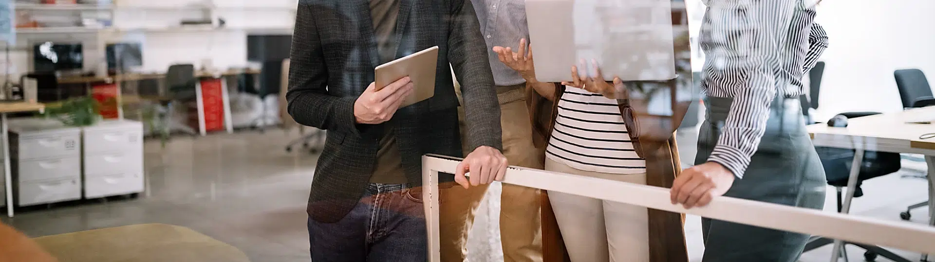 Business consultation meeting for building comprehensive IoT security strategy and architecture