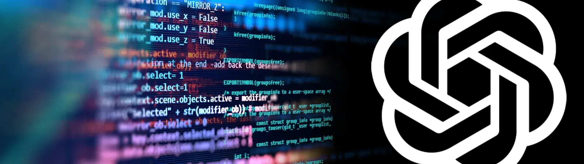 Code editor displaying VB.NET code migrating to ChatGPT-assisted C# Blazor application