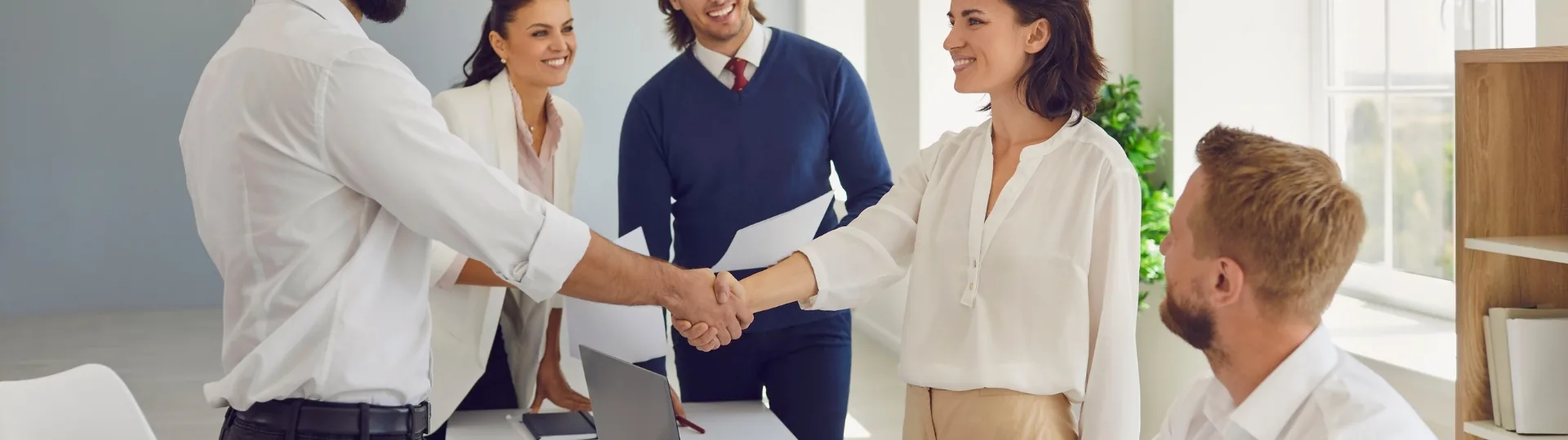 Professional reviewing network infrastructure and organizational systems