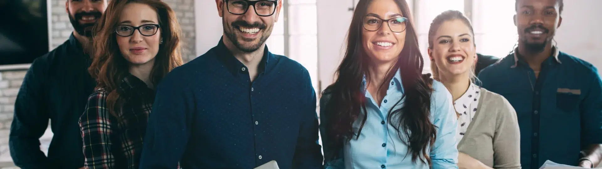 Diverse GAP software and data engineering professional team smiling together
