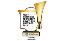 Most Promising Microsoft Solutions Provider 2023 badge